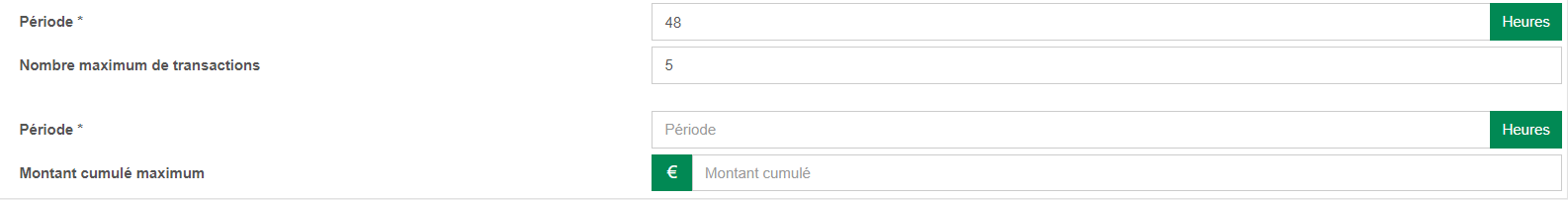 image montrant la règle sur les encours carte